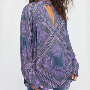 Free People Walking On A Dream Cutout Tunic